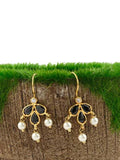 Ishhaara Gold Finish Traditional Bugadi Earrings