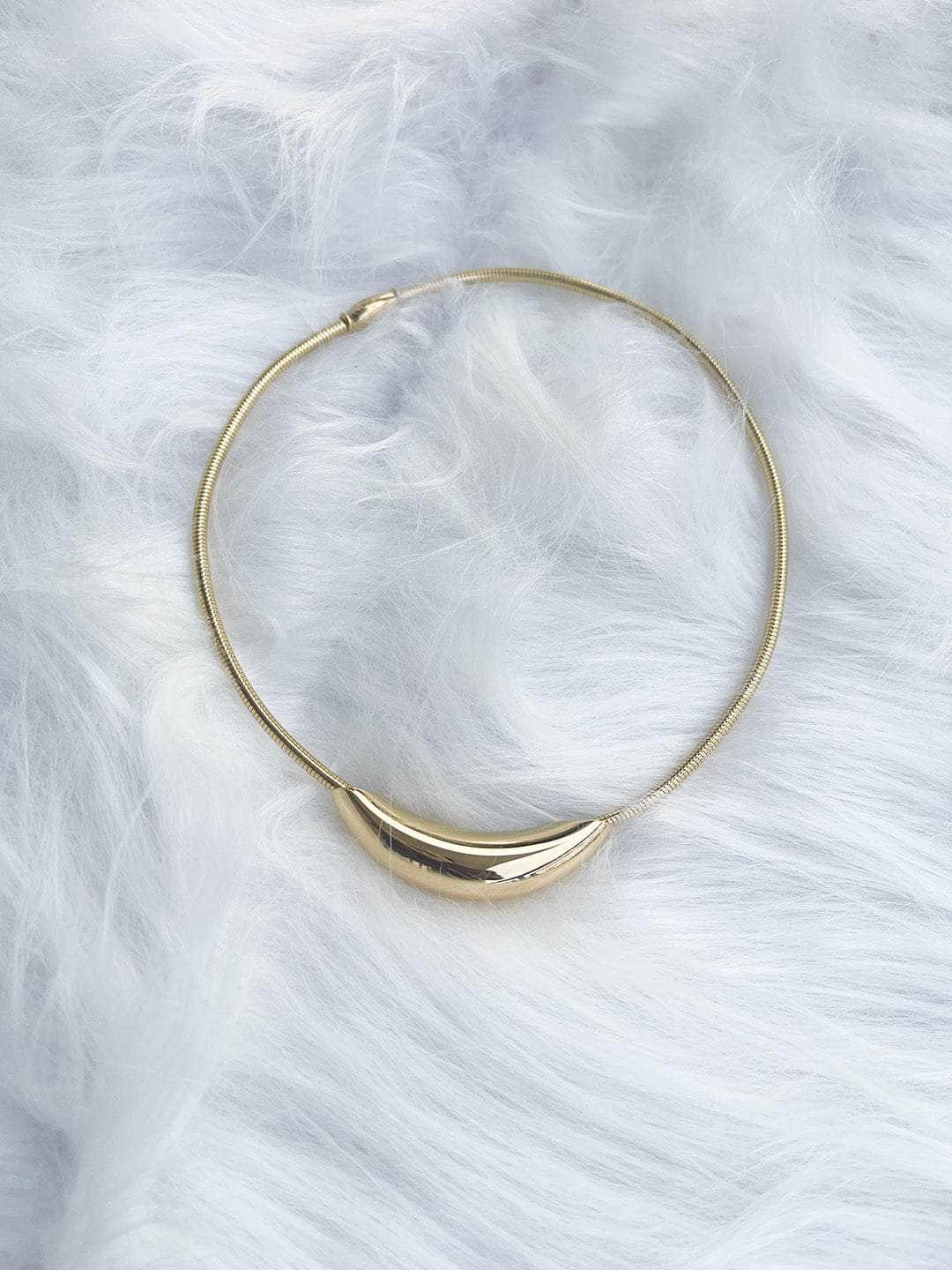 Ishhaara Geometric Rounded Choker