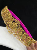 Ishhaara Gold Kemp Lakshmi Devi Design Studded Hipbelt