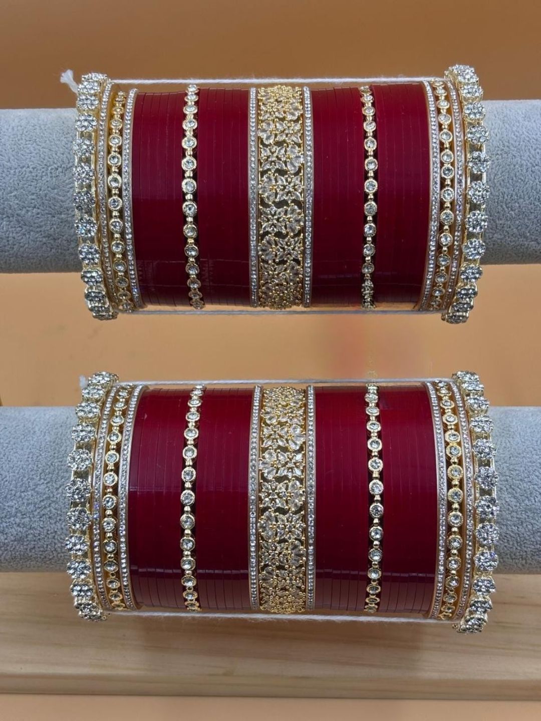 Ishhaara Gold Plated Ad Stones Studded Traditional Chooda