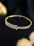 Ishhaara Gold Plated American Diamond Studded Bracelet