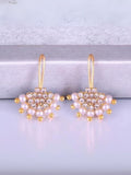 Ishhaara Gold Plated Bugadi And Pearl Earrings