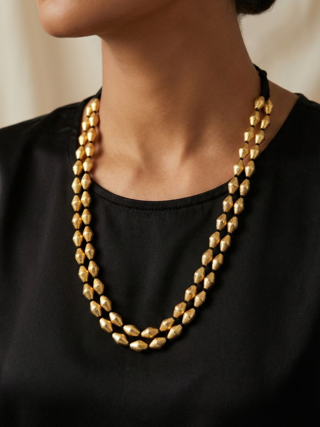 Ishhaara Gold Plated Dholki Necklace