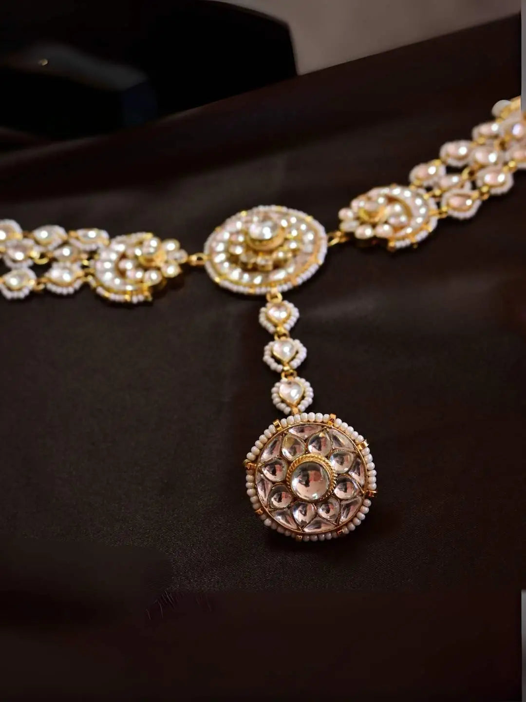 Ishhaara Gold Plated Kundan Studded Sheesh Phool