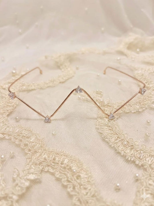 Ishhaara Gold Plated Minimal Facelet