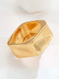 Ishhaara Gold Toned Geometric Bangle Bracelet
