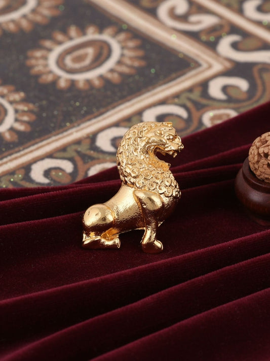 Ishhaara Golden Lion Brooch