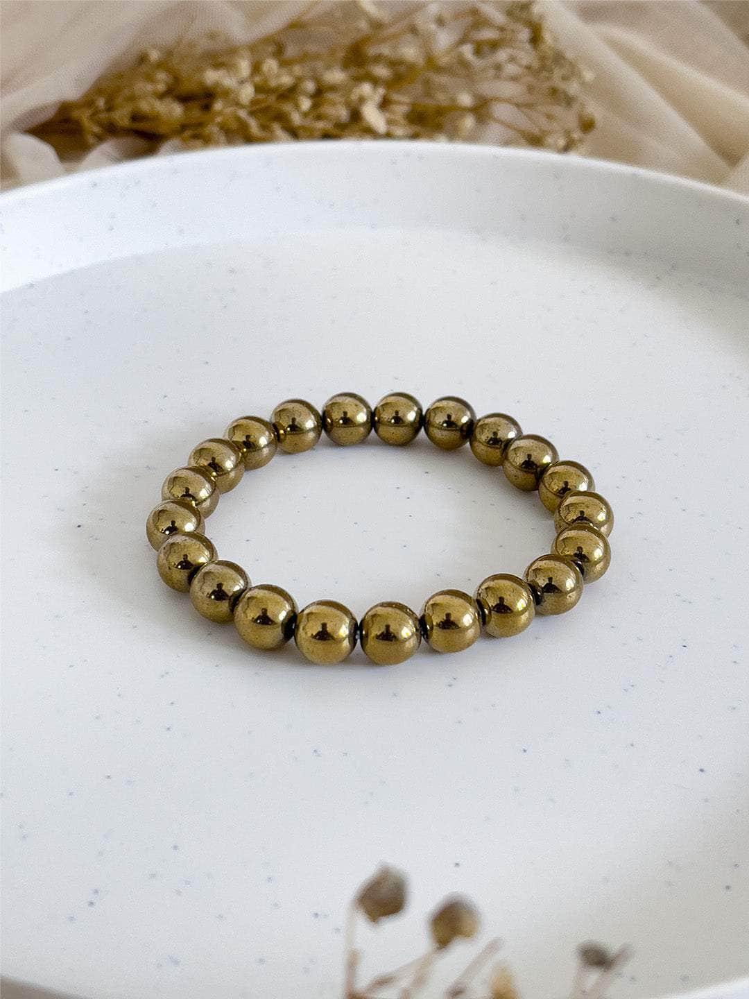 Ishhaara Golden Pyrite Bracelet