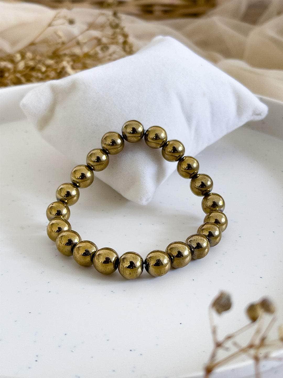 Ishhaara Golden Pyrite Bracelet