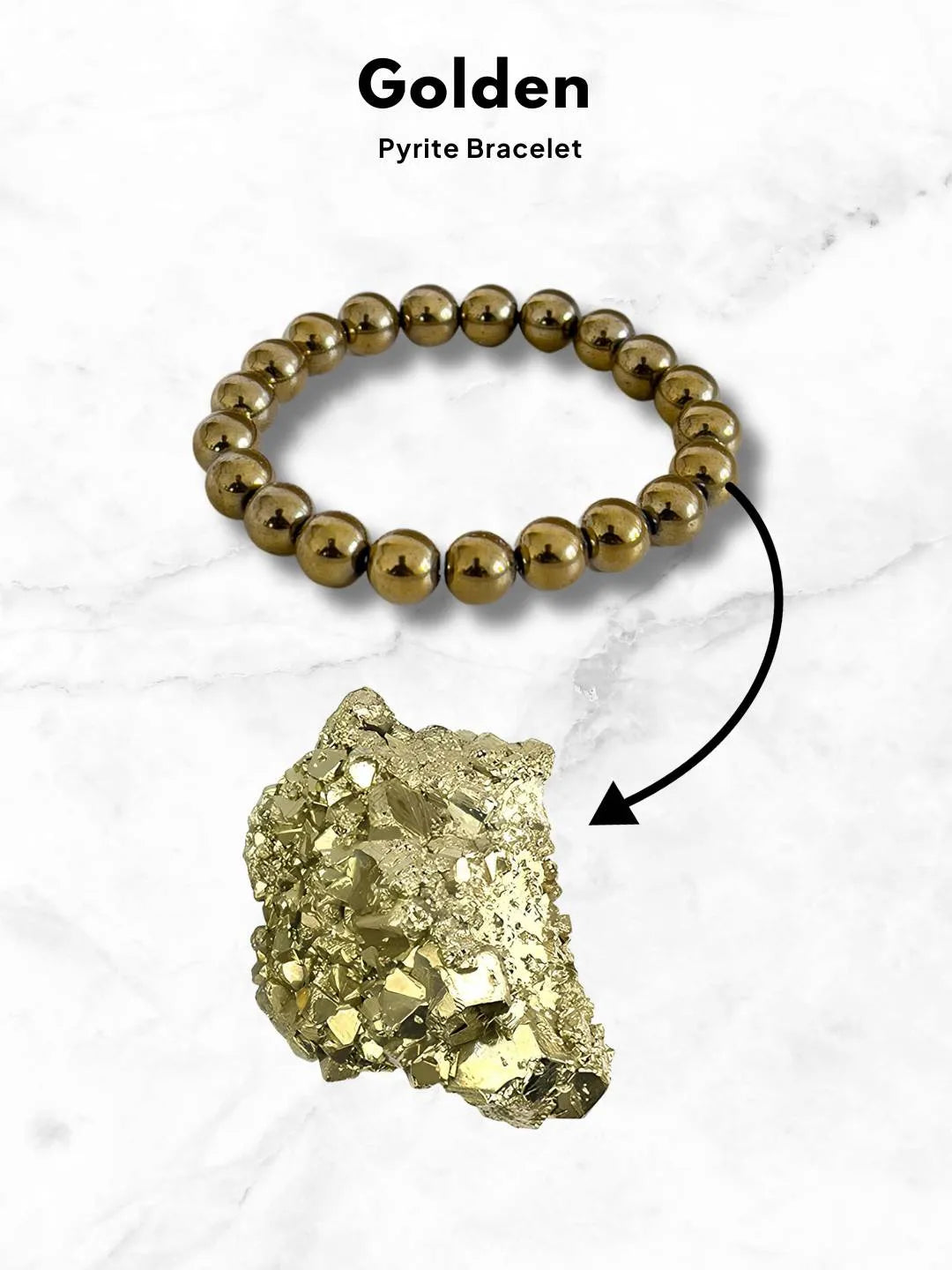 Ishhaara Golden Pyrite Bracelet