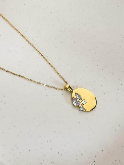 Ishhaara Golden Tulip Necklace