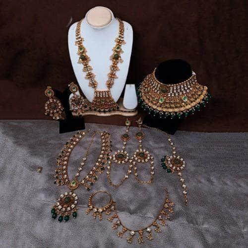 Ishhaara Antique Full Bridal Choker Set