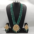 Ishhaara Antique Kundan Pendant Necklace Set