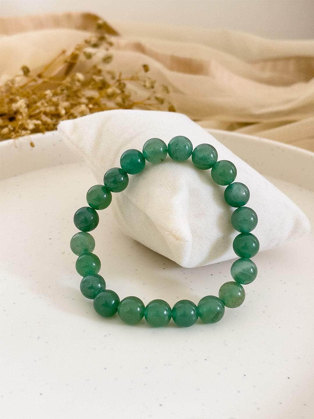 Ishhaara Green Aventurine Crystal Bracelet