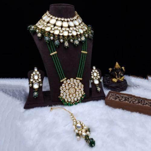 Ishhaara Big Kundan Full Necklace Set