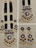 Ishhaara Brass Kundan Long Necklace Set