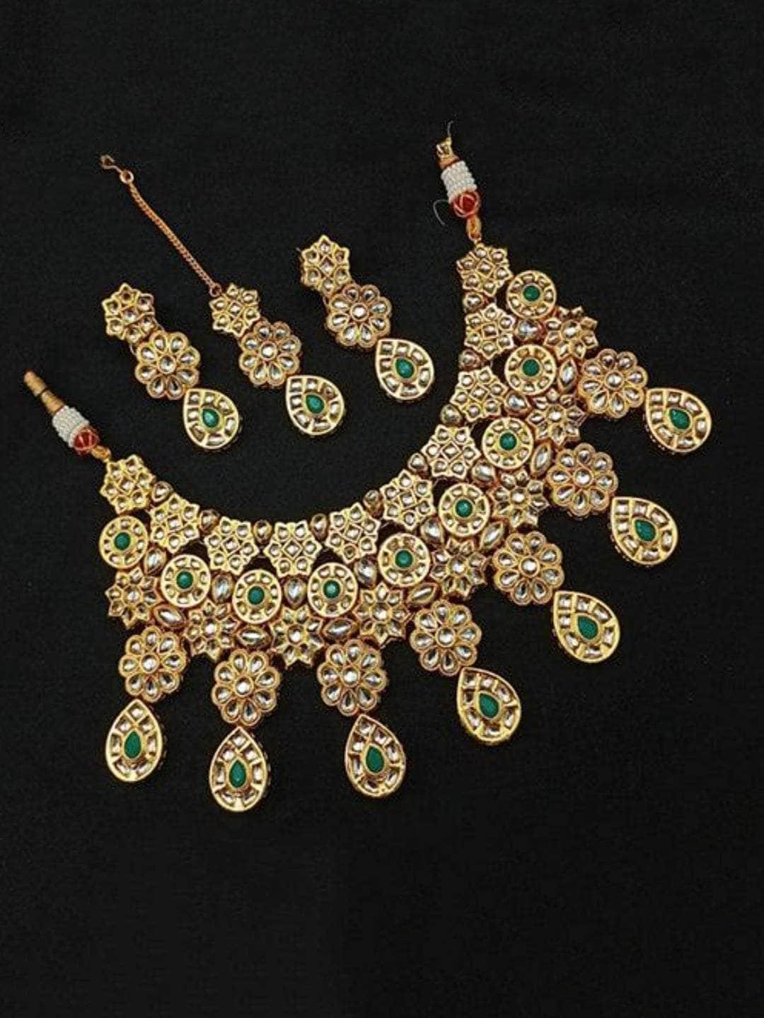 Ishhaara Bridal Kundan Drop Hanging Set
