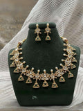 Ishhaara Green Divinely Crafted Kundan Necklace
