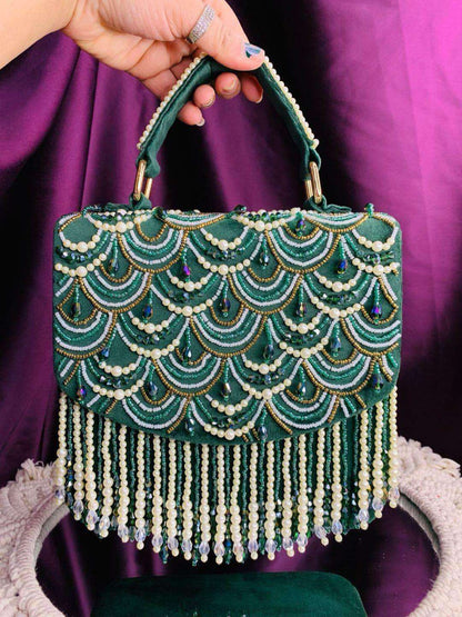 Ishhaara Drop Box Clutch Bag