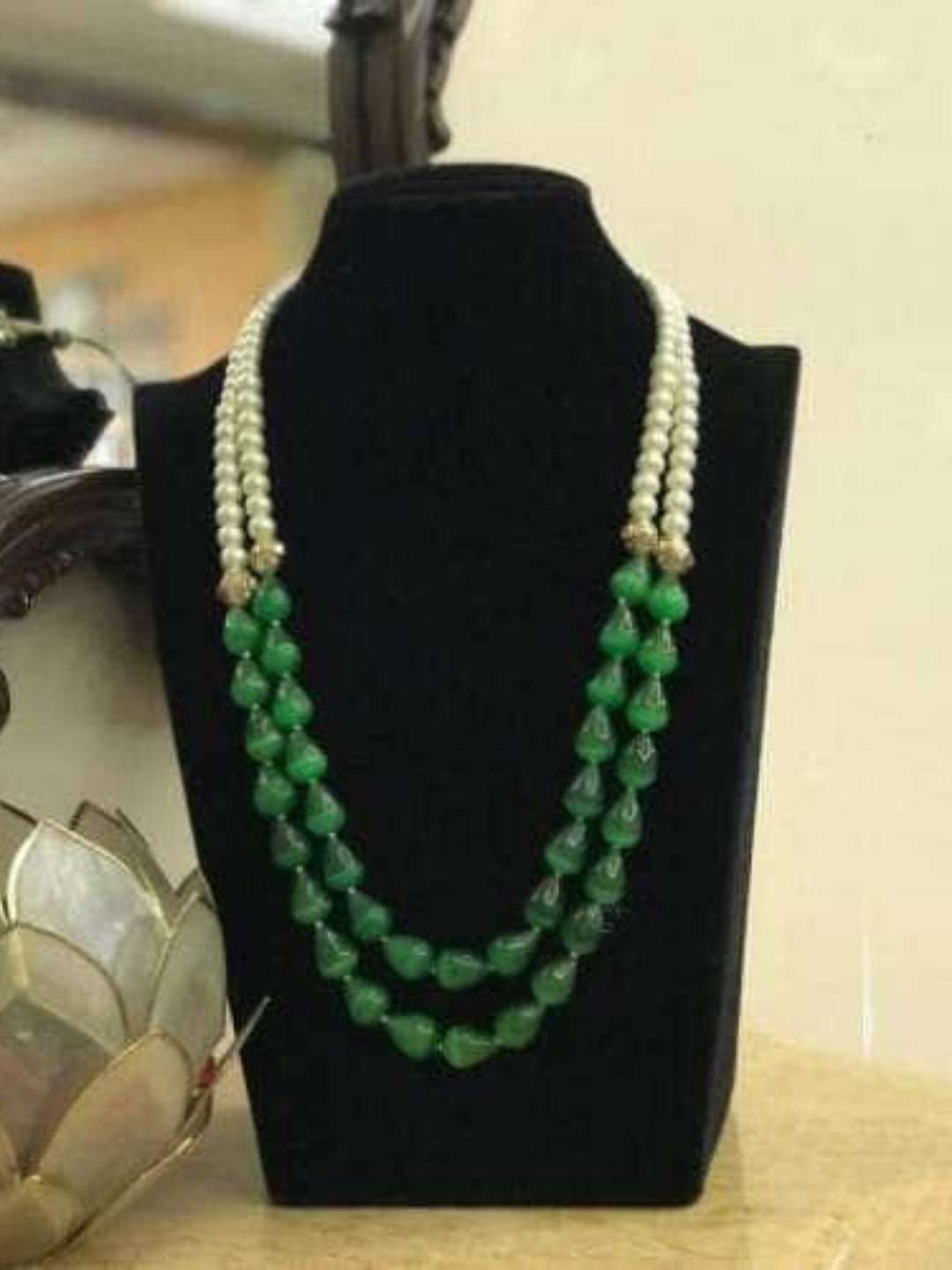 Ishhaara Dual Layered Monalisa Necklace