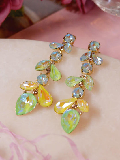 Ishhaara Gradient Drop Earrings Oceanic