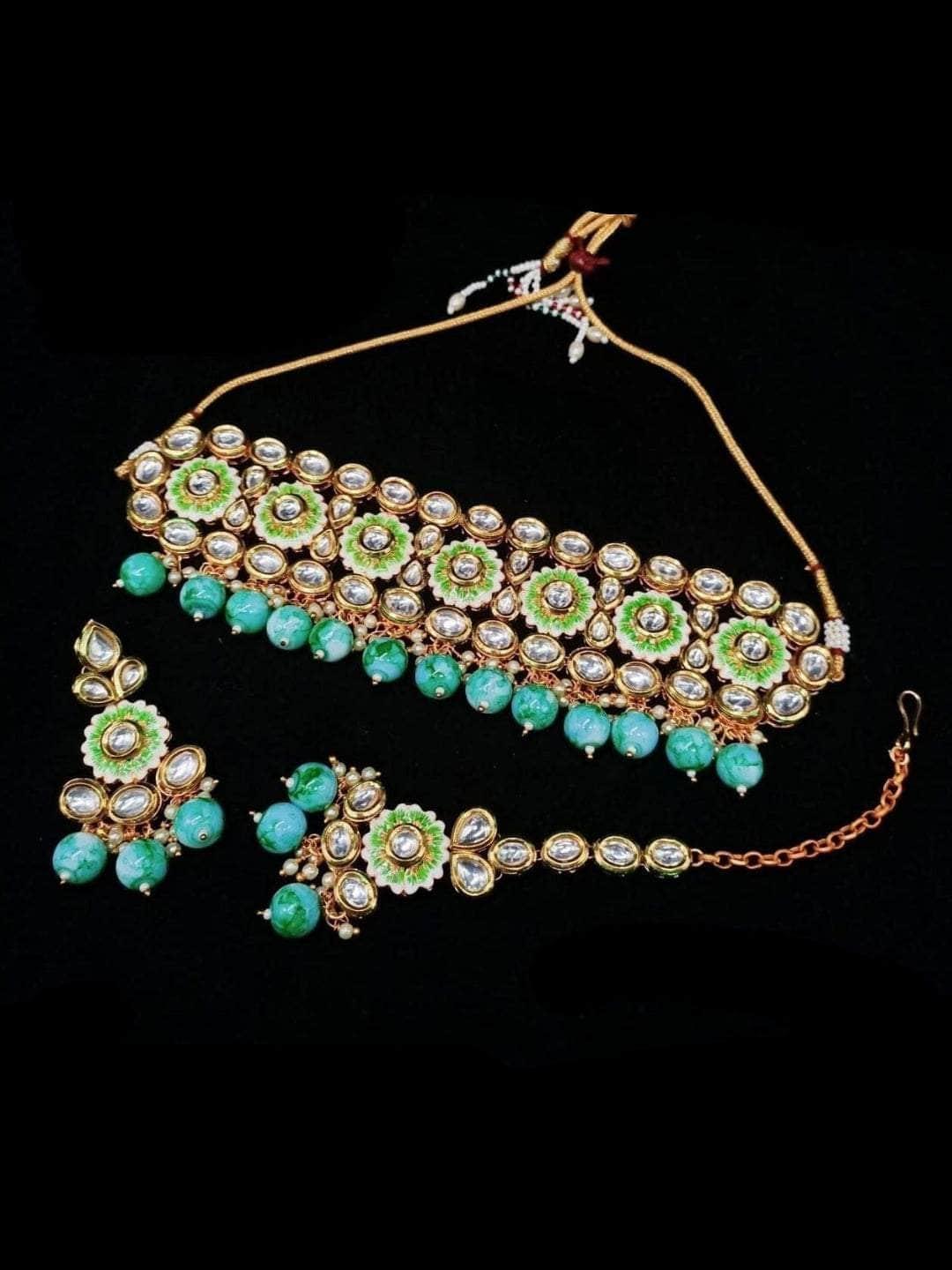Ishhaara Hand Painted Choker Necklace