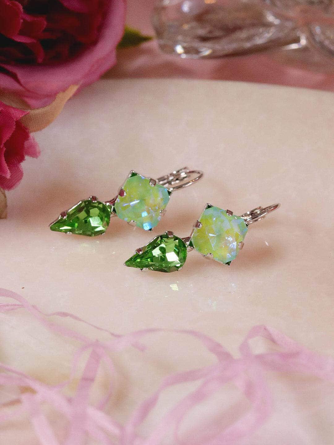 Helly Shah In Crystal Bullet Earrings - Main Image