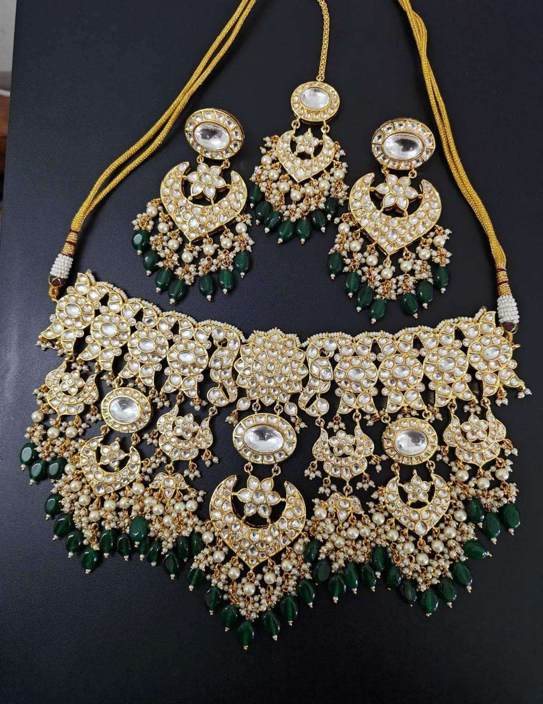 Ishhaara Kundan Jadau Polki Necklace Set
