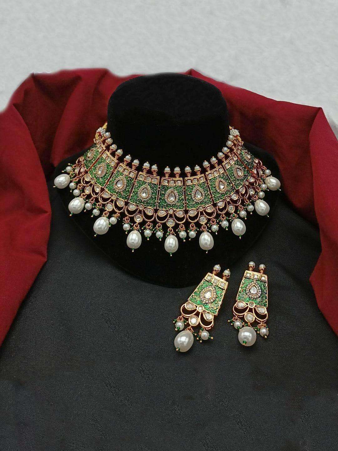 Ishhaara Kundan Polki Choker Set