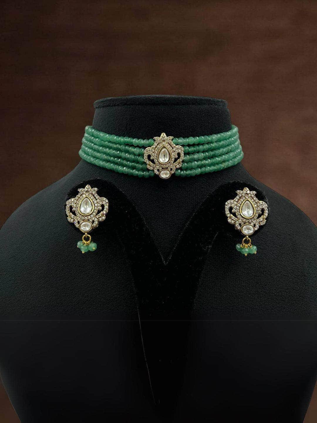 Ishhaara Kundan Studded Onyx Choker