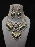 Ishhaara Kundan Studded Pendant Choker Set