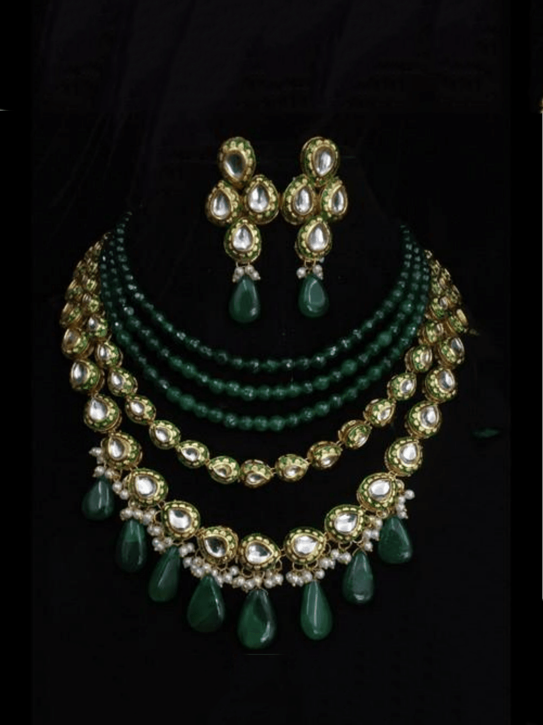 Ishhaara Layered Onex Kundan Necklace