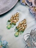 Ishhaara Green Masoom Minawala In Kundan Precious Stone Earring