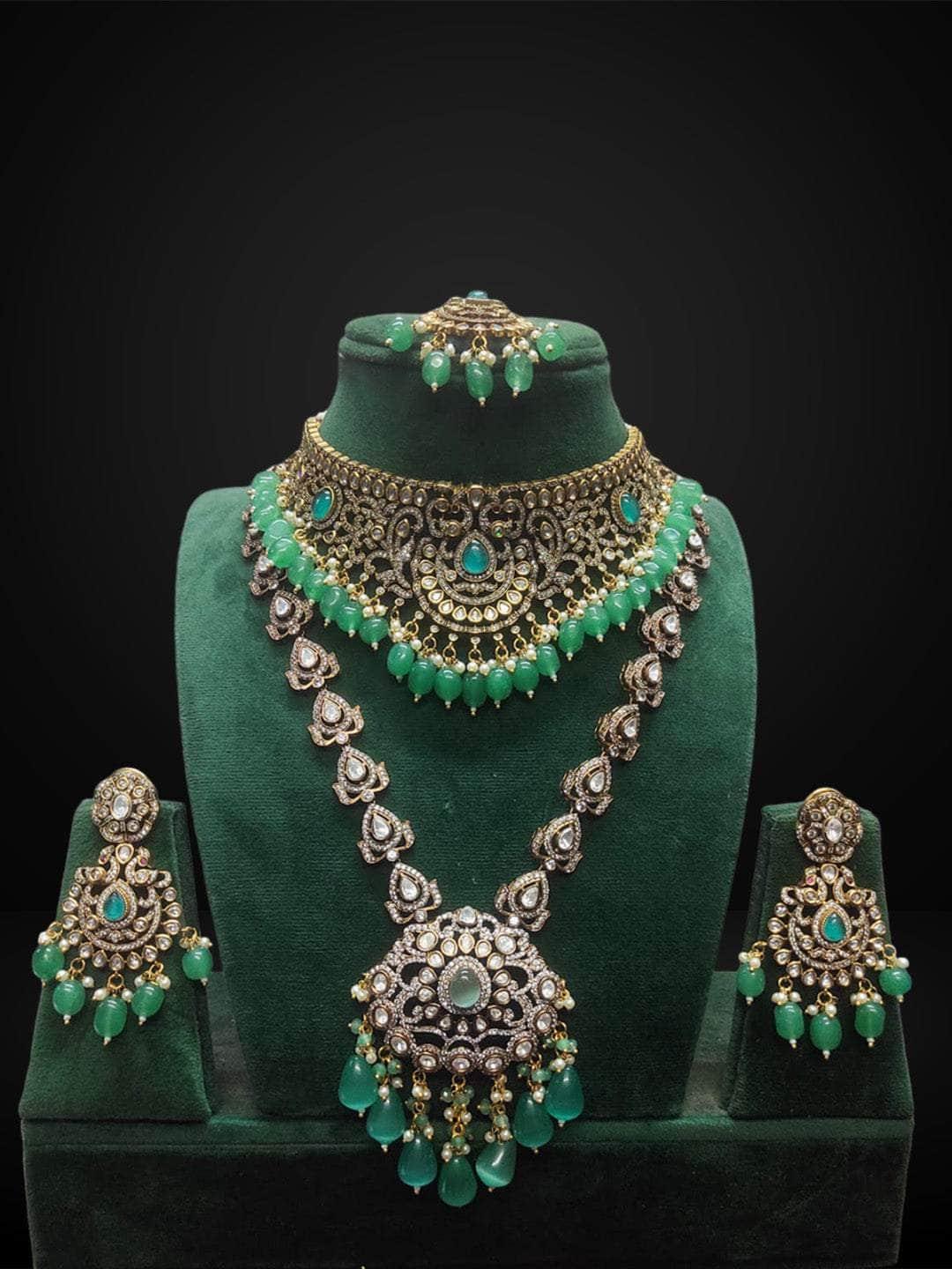 Ishhaara Meenakari Kundan Necklace Set
