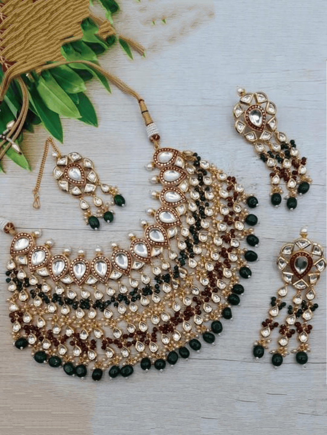 Ishhaara Multi Coral Meena Set