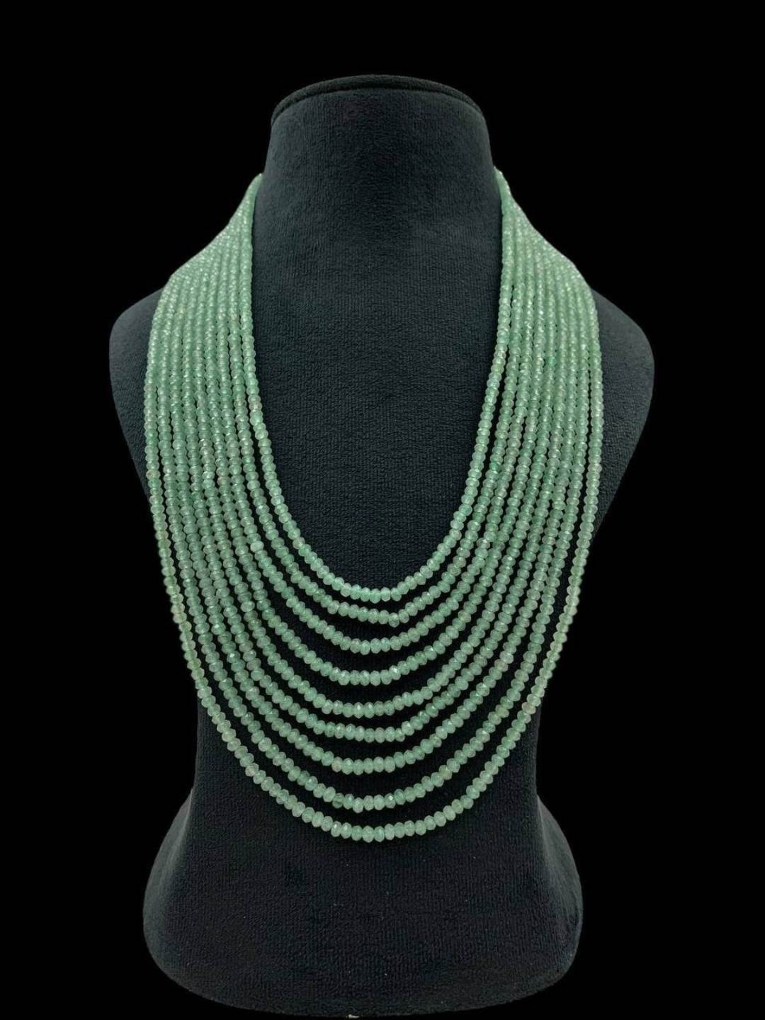 Ishhaara Red Multilayered Beads Necklace