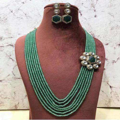 Ishhaara Onex Side Pendant Polki Necklace