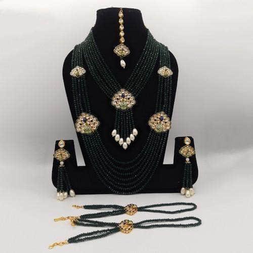 Ishhaara Peacock Motif Feather Long Short Set