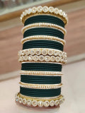Ishhaara Green Pearl And Kundan Studded Bridal Chooda