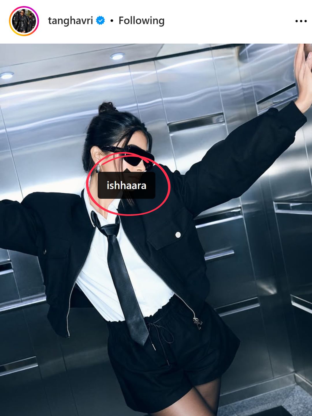 Ishhaara Green Pooja Hegde In Water Drop Earrings Silver