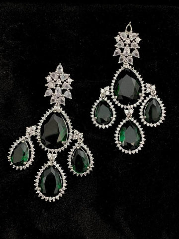 Ishhaara Green Purity Charm Earring