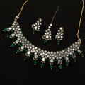 Ishhaara Simple Mirror Necklace Set