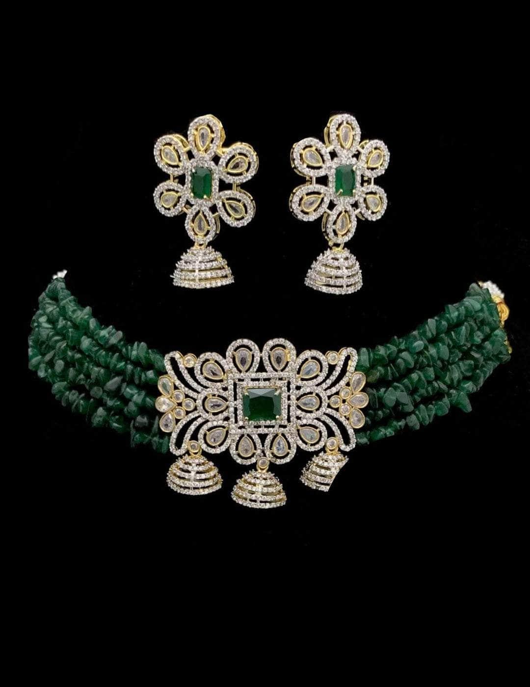 Ishhaara Stone Studded Choker Set