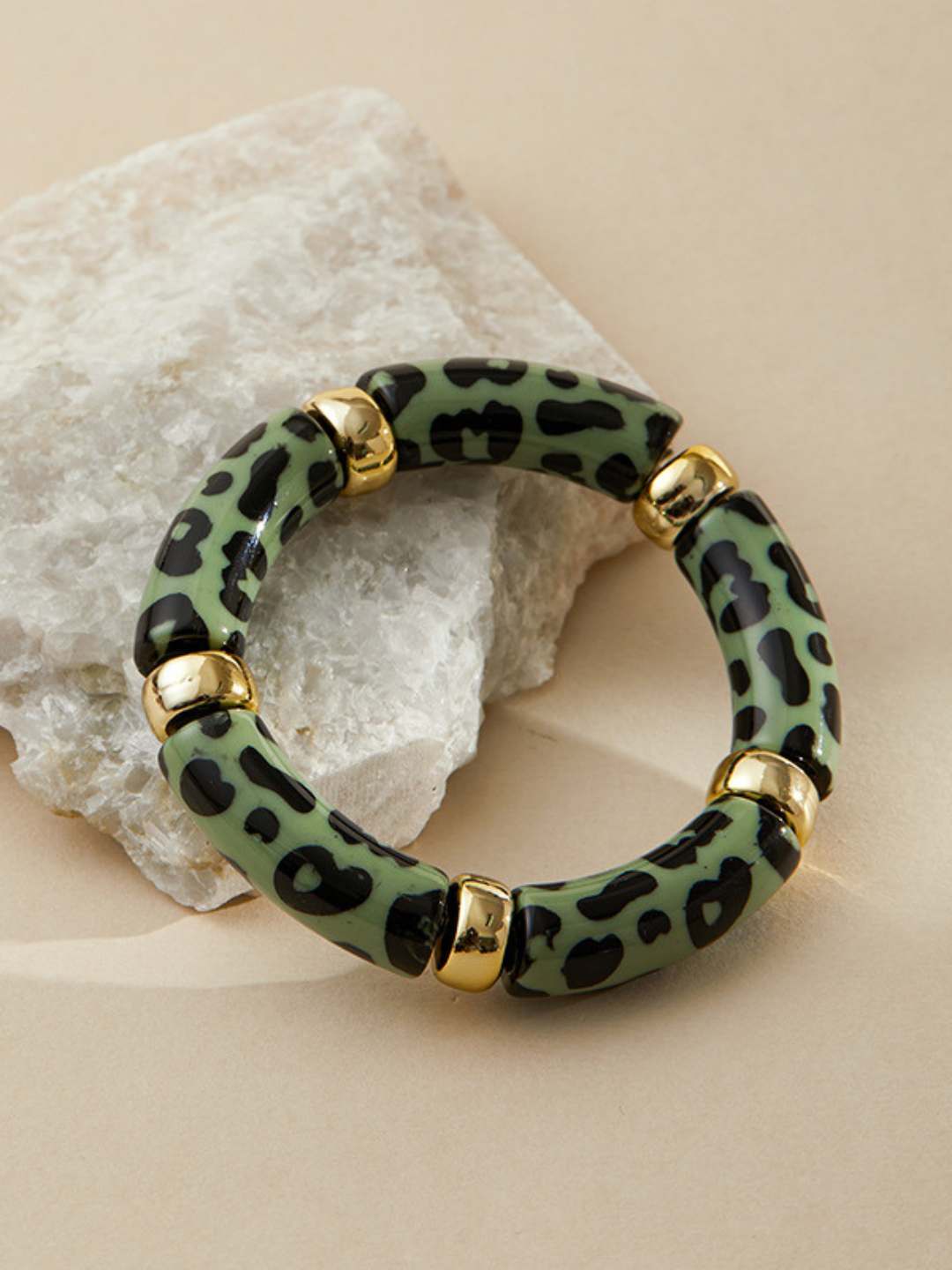 Ishhaara Green Stretchable Bracelets