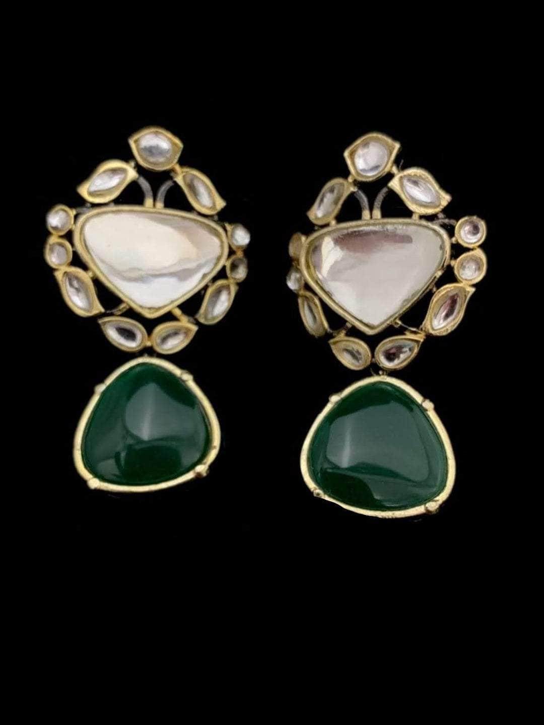 Ishhaara Trinity Stone Earring