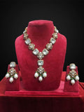 Ishhaara V Shaped Victorian Kundan Necklace Set