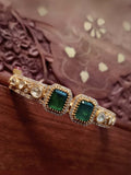 Ishhaara Green Verdant Polki Radiance Kada