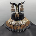 Ishhaara Kundan Choker Coral Tassel Necklace Set