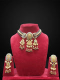 Ishhaara Victorian Kundan Beaded Choker Set