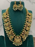 Ishhaara Guttapusalu Long Bridal Necklace Set